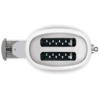 SMEG 2-slot 50s Style toaster, white