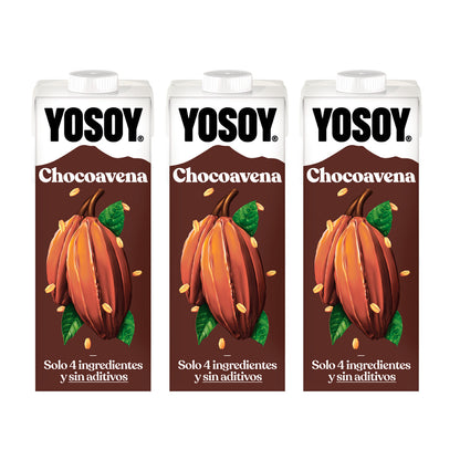 3er-Pack Schoko-Hafer-Getränk YOSOY 200 ml