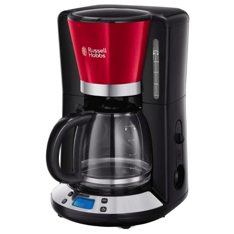 Colours Plus Red Coffee Maker 1.25L Russell Hobbs