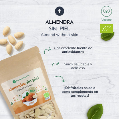 Blanchierte Mandeln ECO Planeta Huerto 1 kg