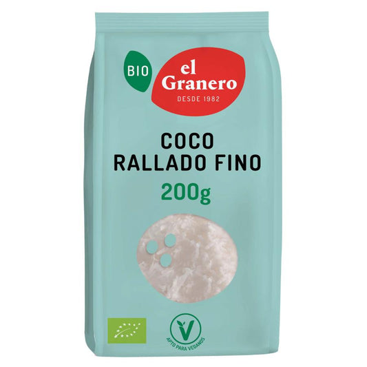 Cocco grattugiato fine biologico El Granero, 200 g