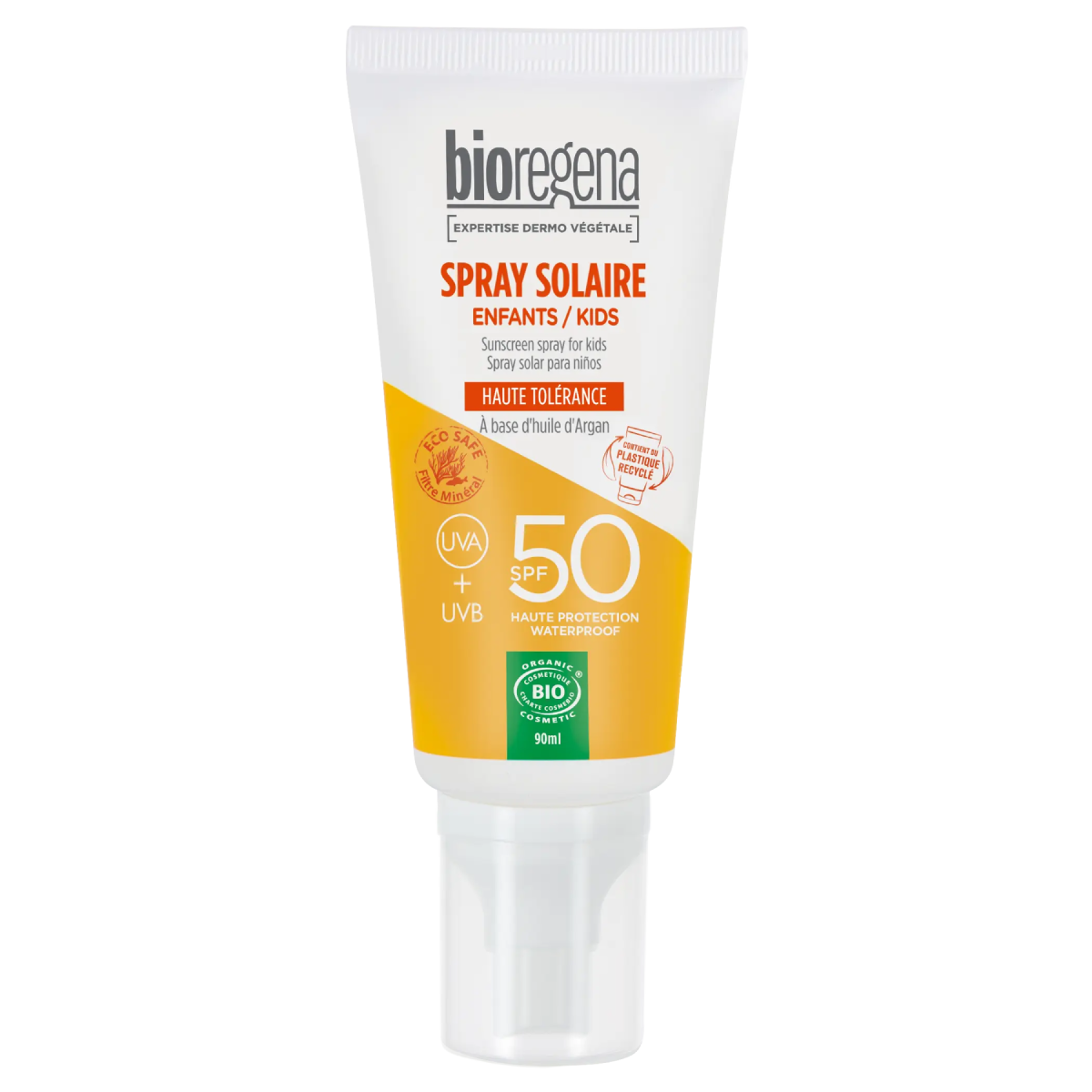 Crema solare per bambini SPF50 spray Bioregena 90 ml
