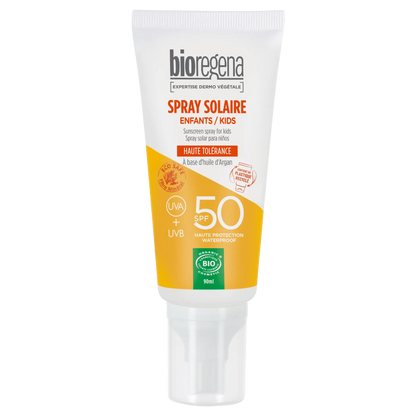 Crema solare per bambini SPF50 spray Bioregena 90 ml