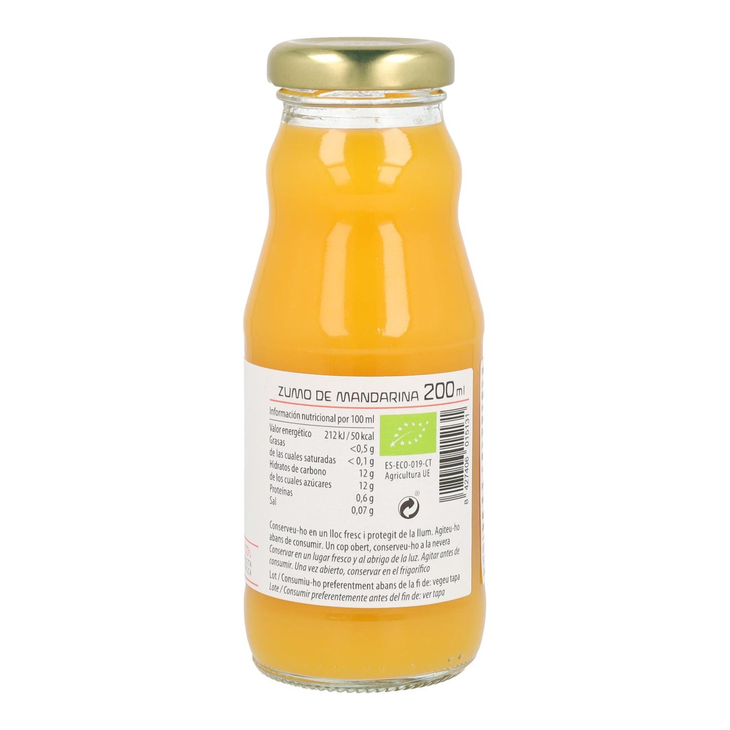 Cal Valls organic mandarin juice 1 L