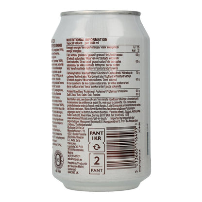 6er-Packung Whole Earth Bio-Erfrischungsgetränke in Orangen- und Zitronengeschmack, 330 ml.