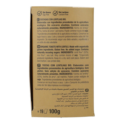 Santiveri Bio-Linsen-Toasts, leicht und knusprig, 100 g