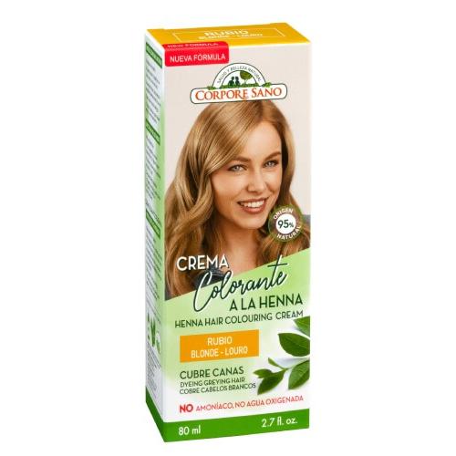 Henna-crème voor grijze haren Corpore Sano 80 ml