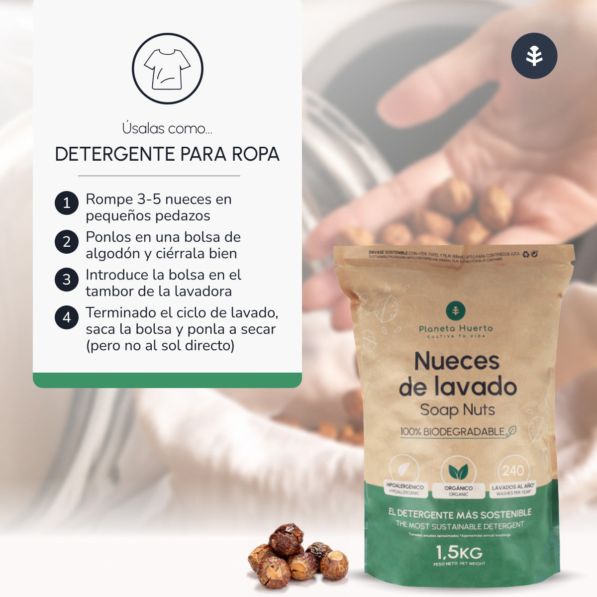 Planeta Huerto Washed Walnuts 1,5 kg