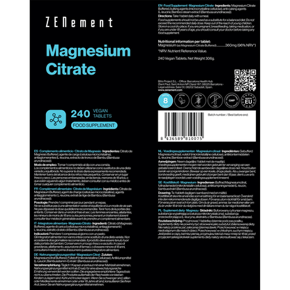 Magnesiumcitrat Zenement 240 Tabletten