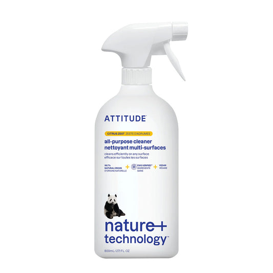 Spray nettoyant multi-usages Attitude Citrus, 800 ml