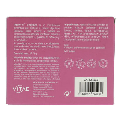 IntestVita Enzymes 60 capsule