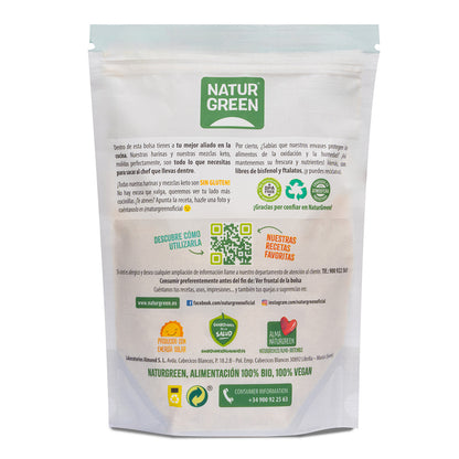 Glutenfri ekologisk mandelmjöl NaturGreen 300 g
