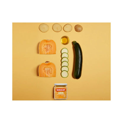 Vasetto BIO zucca e zucchine +6 mesi Smileat 230 g