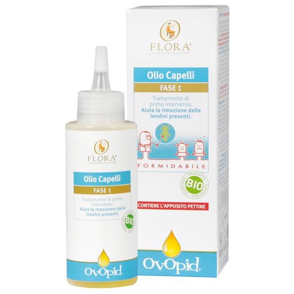 Olio per capelli antiparassitario Ovopid Fase 1 Flora, 100 ml