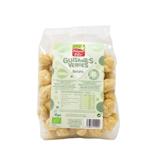 La Finestra Sul Cielo Organic Green Pea Snack 50 g