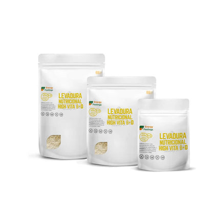 2-pack näringsjäst med högt vitamin D-innehåll Energy Feelings 1 kg