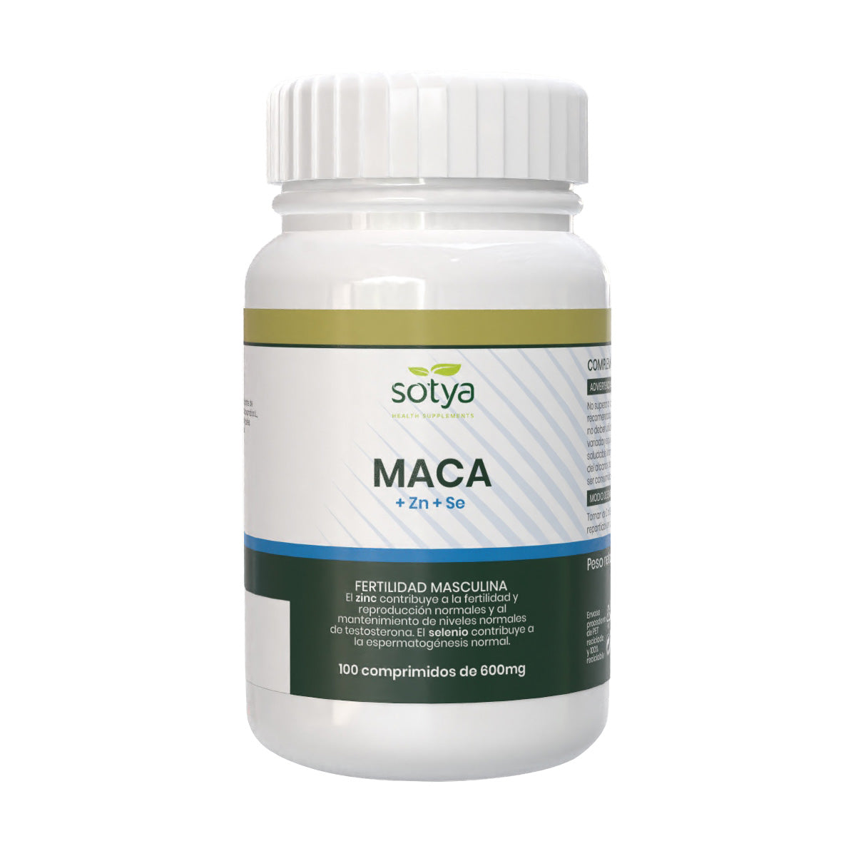 Maca+Zinc+Selenium 600mg Sotya 100 tablets