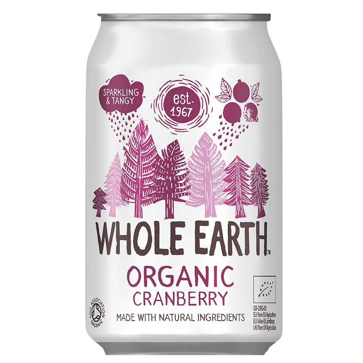6er-Pack Bio-Heidelbeergetränke, 330 ml. Whole Earth