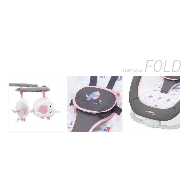 Hängmatta Fold Asalvo Pajarito Rosa