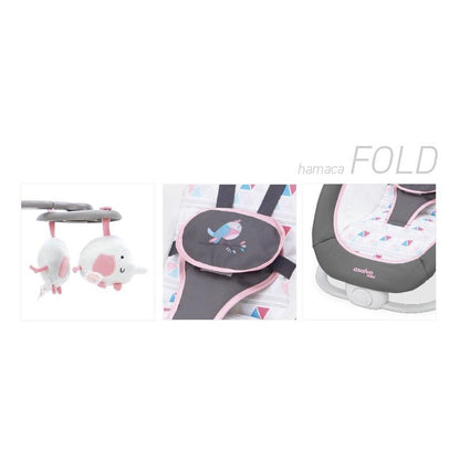 Hängmatta Fold Asalvo Pajarito Rosa