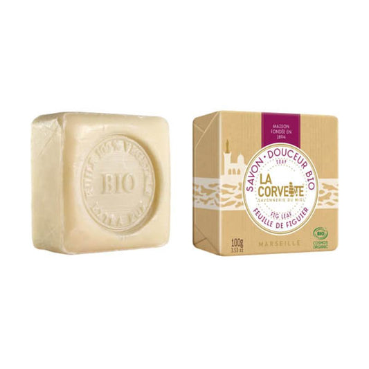 Naturlig tvål i fast form Fikonträdsblad  La Corvette 100 g