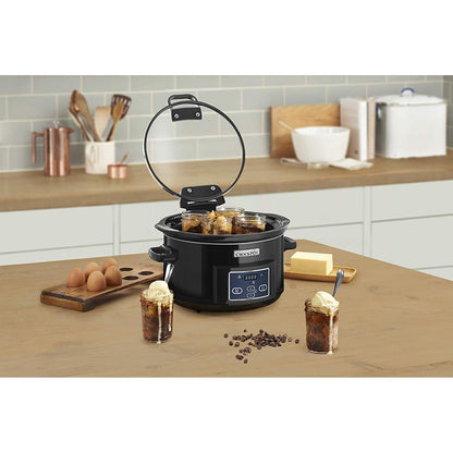 Crockpot olla cocción lenta 4,7 L CSC052X con tapa abatible (Reacondicionado)