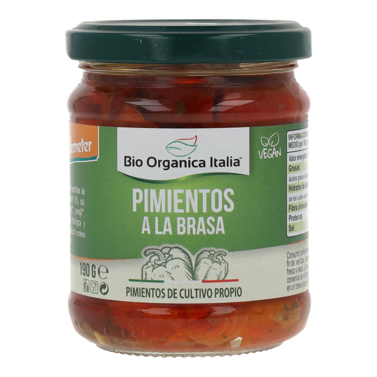 Gegrillte Paprika in Bio Demeter Bio-Öl 190 g