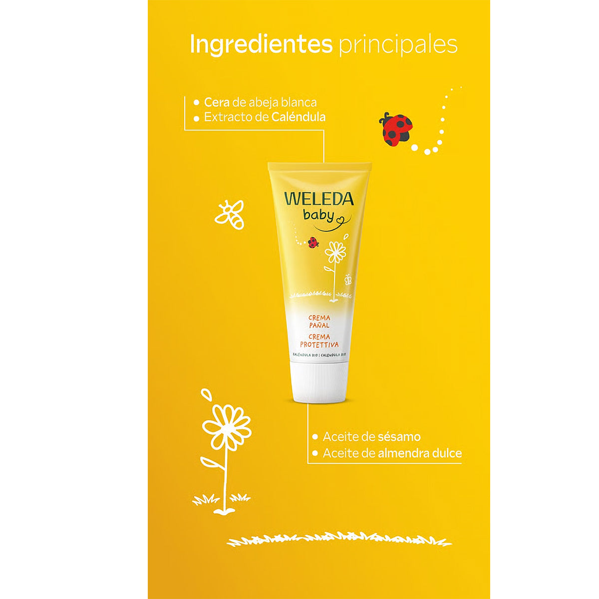 Weleda Calendula Nappy Cream, 75 ml