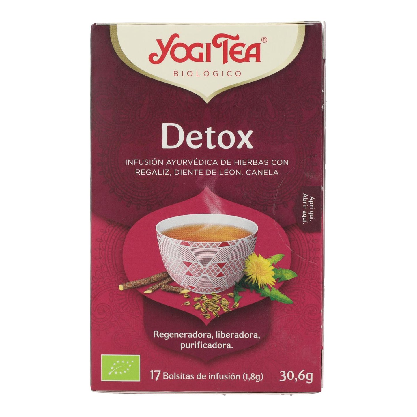 Yogi Tea BIO Detox, 17 zakjes
