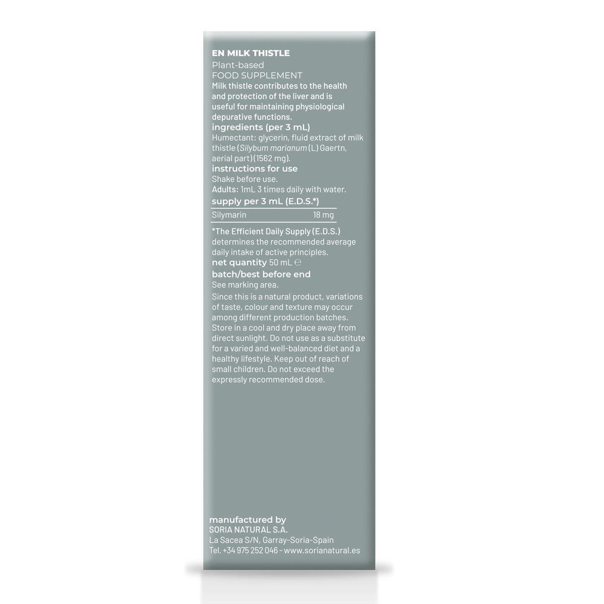 Zestaw 2X Wyciąg z ostropestu plamistego Soria Natural, 50 ml