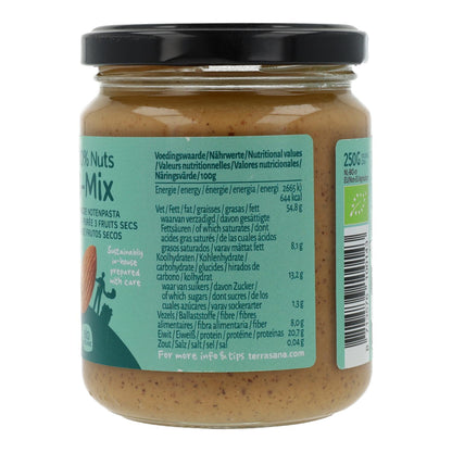 3-Mix Crema de Frutos Secos (sin cacahuete) Terrasana 250g