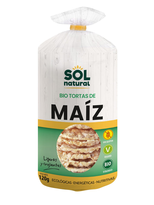 Sol Natural Bio-Maistortillas, glutenfrei, 120 g