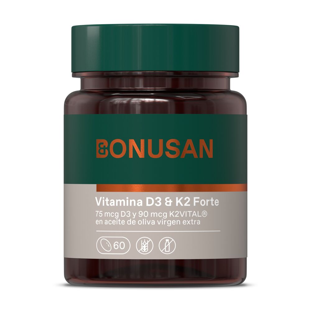 Witamina D3 & K2 Forte Bonusan, 60 kapsułek