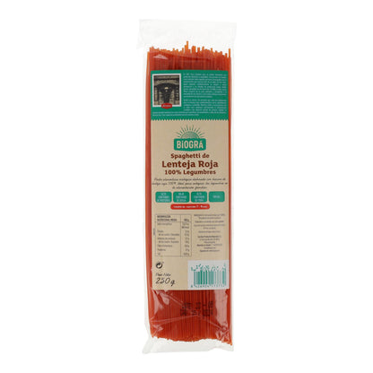 Rote Linsenspaghetti Biogra BIO 250 g