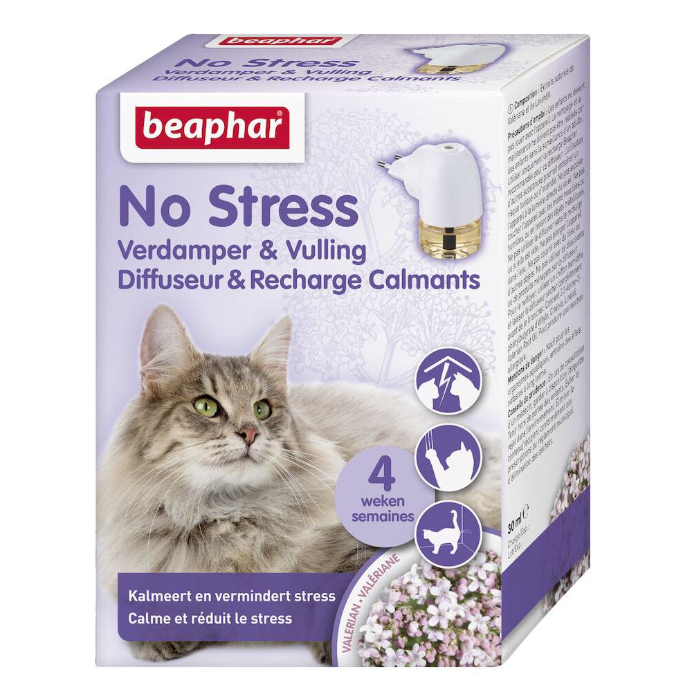 No Stress Gato Diffusor-Set und Nachfüllpackung No Stress Gato Beaphar 30 ml