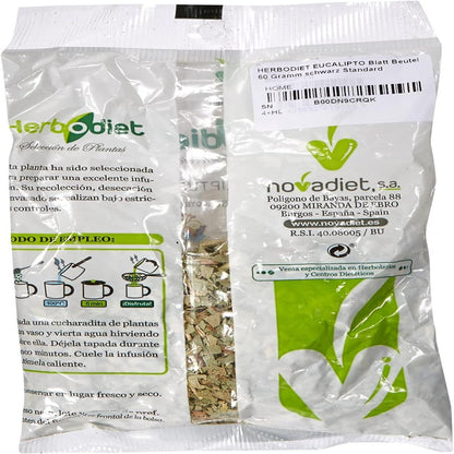 Feuilles d'eucalyptus NovaDiet 60 g