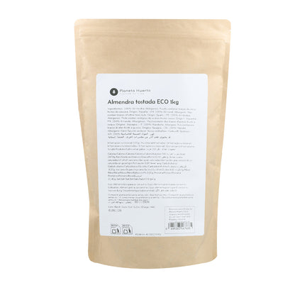 Roasted almonds with skin ECO Planeta Huerto 1 kg