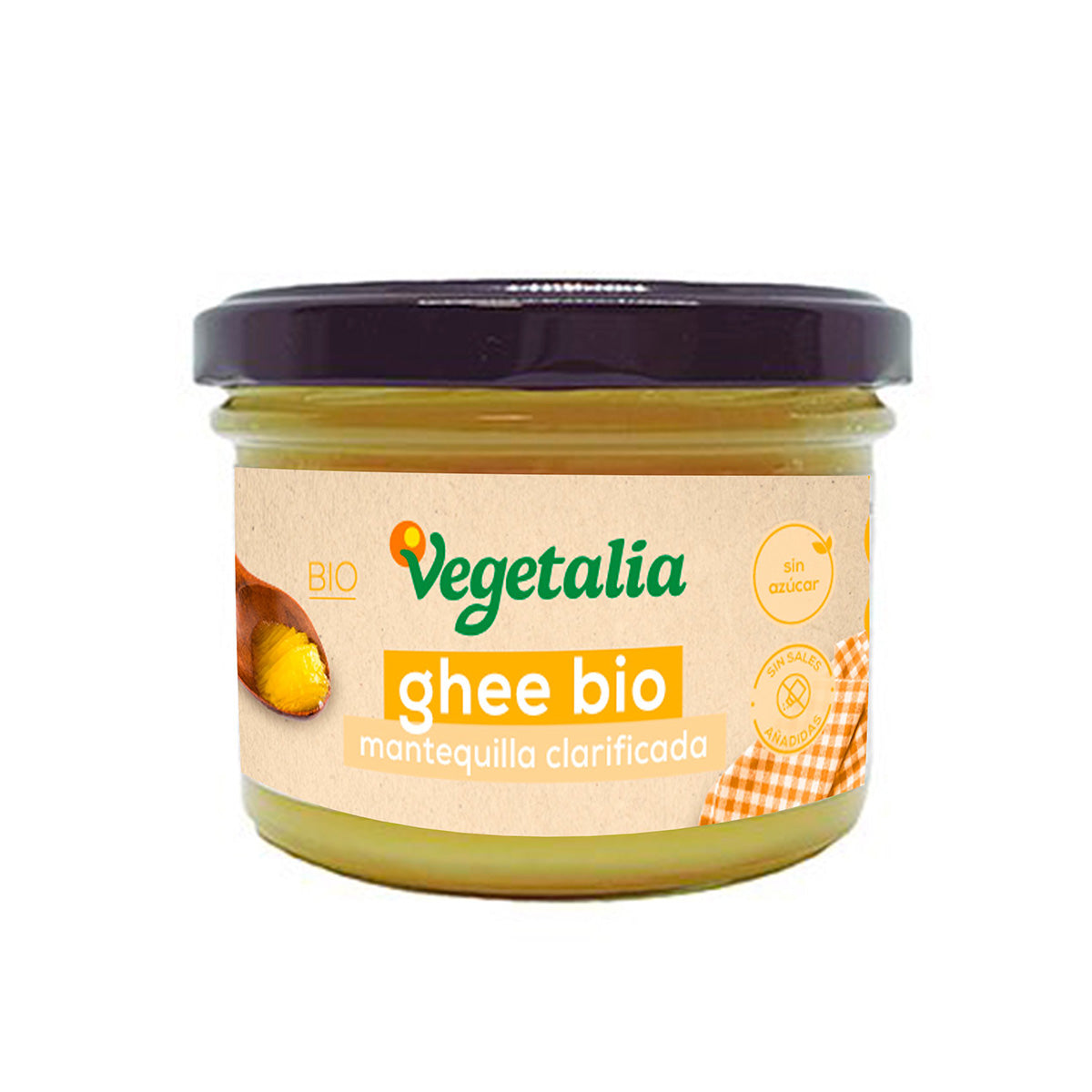 Ghee geklaarde boter  100% natuurlijk Vegetalia 220 ml