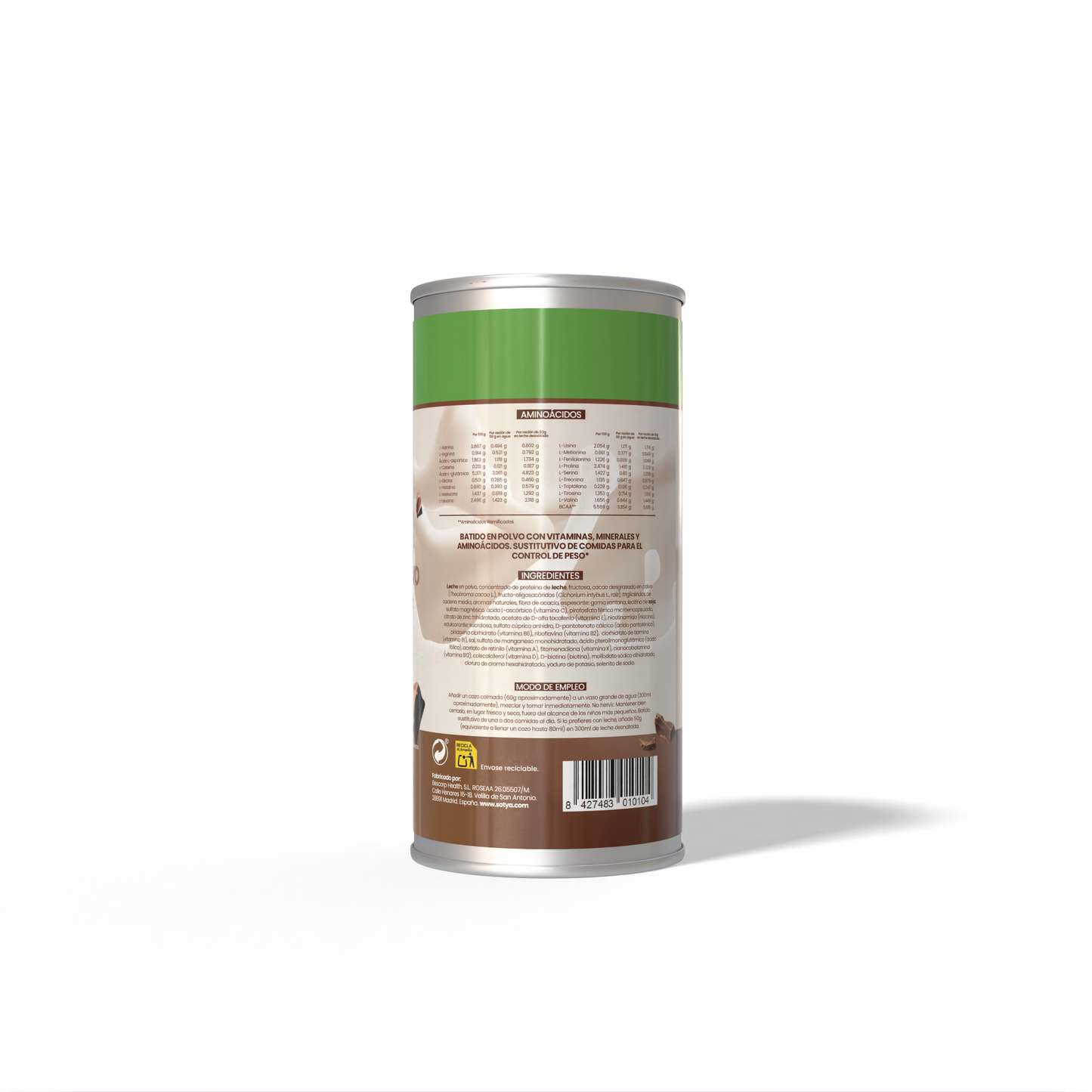 Sättigender Shake Schokolade Sotya 700 g