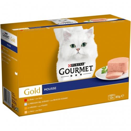 GOURMET GOLD Mousse Sortiment Multipack (12 x 85 g)