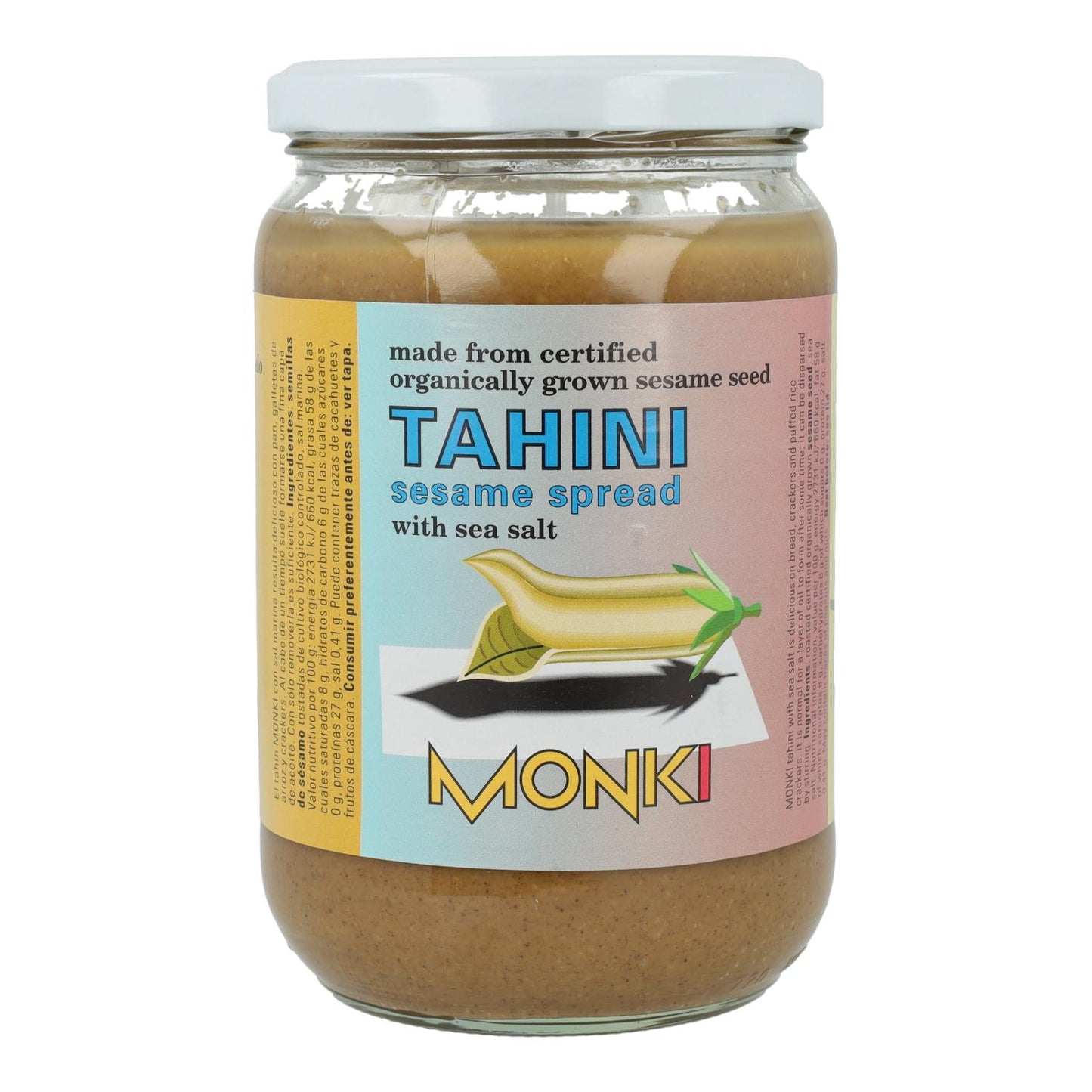 Rostad tahini med salt bio Monki, 650 g