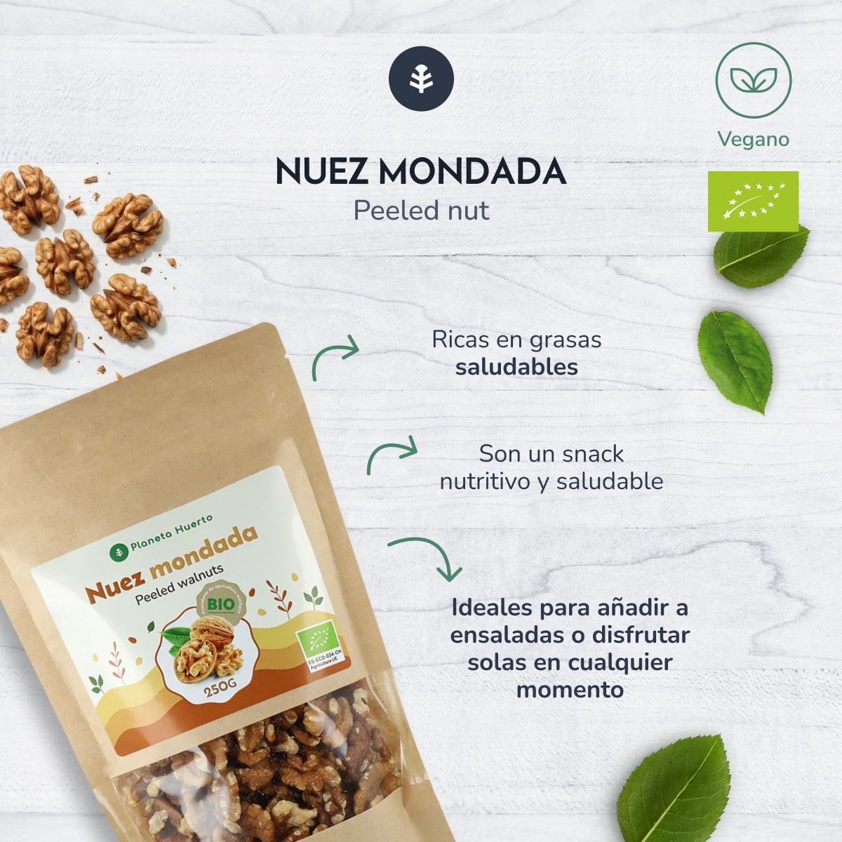 ECO Planeta Huerto walnut hulls 1 kg