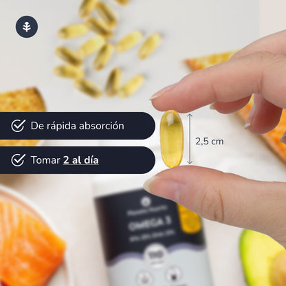 Confezione 2x Omega 3 EPA 35% DHA 25% Planeta Huerto 110 Perle
