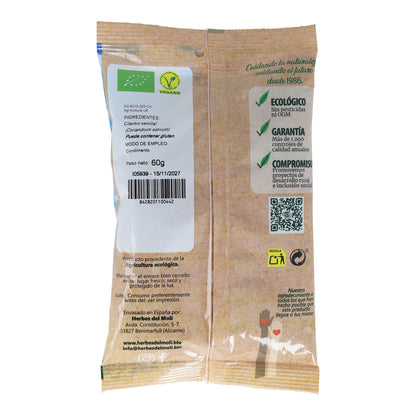 Cilantro en semillas Herbes del Molí, 60 g