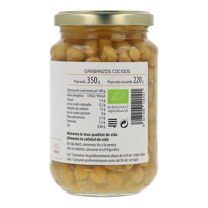 Cal Valls Bio-Kichererbsen, gekocht, 450 g