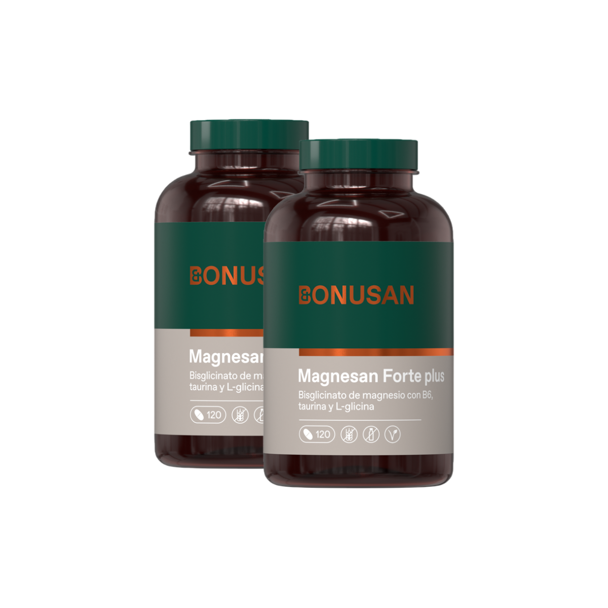 2x Magnesan Forte plus, Bonusan, 60 tabletter