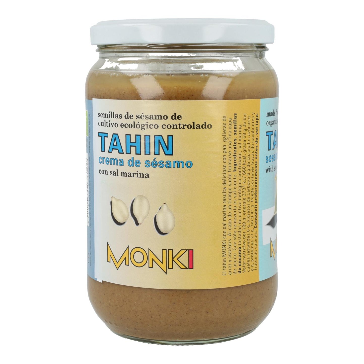 Rostad tahini med salt bio Monki, 650 g