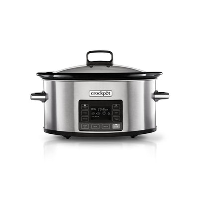 Crockpot cyfrowy wolnowar Timeselect 5,6 l CSC066X (odnowiony)