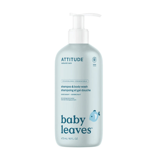 Baby leaves Shampoo e gel 2 in 1 Buenas noches Attitude 473 ml