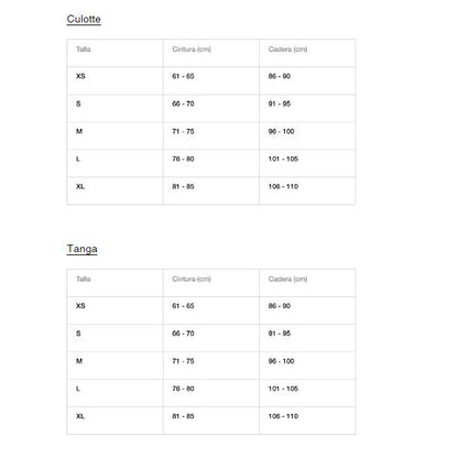 Tanga in cotone biologico bianco Minimalism XXL